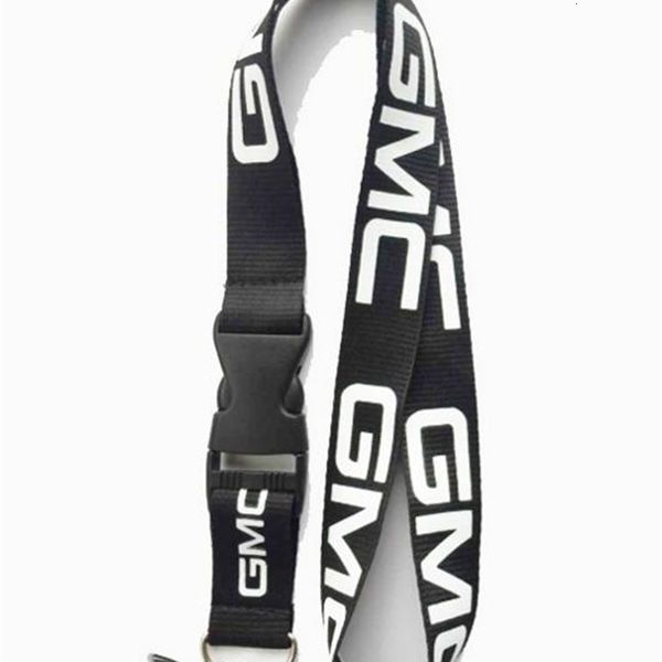 

gmc quick black phone release lanyard keychain neck id badge strap, Silver