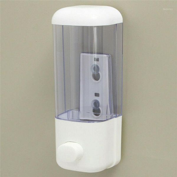 

500ml liquid soap dispenser wall mounted bathroom shower lotion dispenser bottles manual press bathroom tool1
