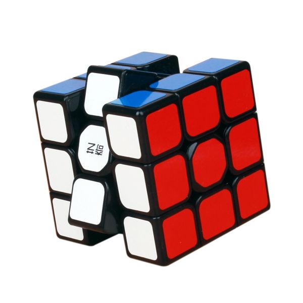 

qiyi 3x3x3 sail magic cube warrior w скорость qiyi куб stickerless профессиональные головоломки кубики развивающие игрушки для детей sqcwse, Black;red