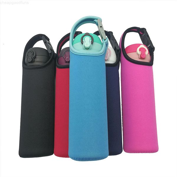 

water bottle neoprene cotton sleeve 450ml carrier holder case for glass plastic and stainless steel bottles dhl free