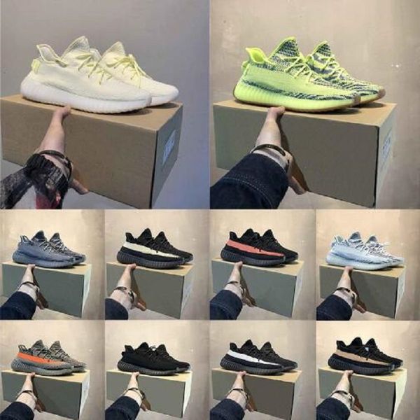 

new kanye west mens running shoes shoe women israfil linen static reflective v2 zebra sime frozen trainers outdoors sneakers us13