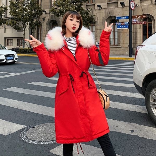 

fashion basic coat plus size solid thick jacket winter coat women casaco feminino casual chaqueta mujer parka pockets clothes 201027, Black