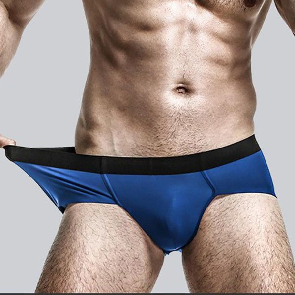 

men's low rise breathable briefs underwear sports bulge underpants men's underwear seamless briefs, Black;white