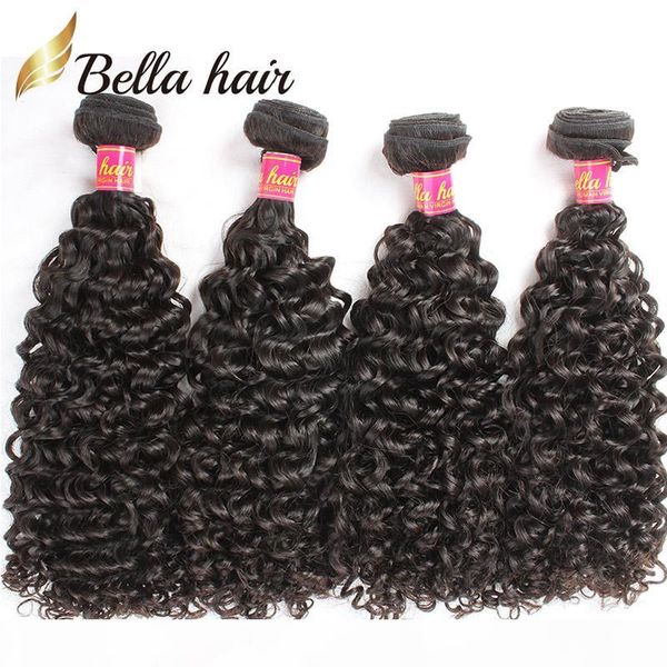 

bella hair 4 bundles brazilian human hair weaves deep curly 8a natural black brazilian curly hair extensions double weft ing