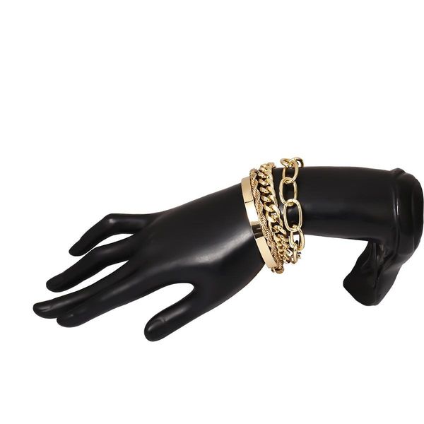 

steel bracelet set gold silver for mens and women party promise champion sqcfab new_dhbest, Golden;silver