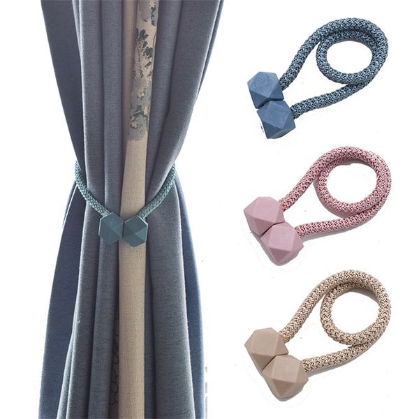 

curtain fixed rope buckle no drilling magnetic snap sunblind strap clip button high suction accessories home decoration new 1 5ph o2