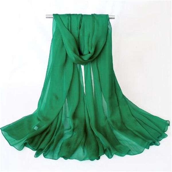 

new summer style of women chiffon long scarf fashion solid shawl, Blue;gray