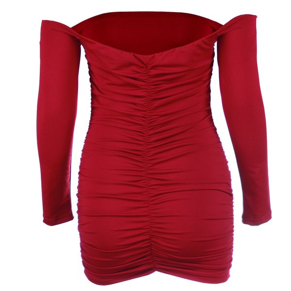 

womens fashion dressshoulder long sleeve hip dress 5 colors 4 yards 8vptskl6dd, Black;gray