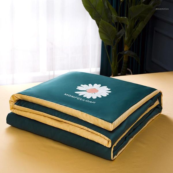 

washed silk summer quilt blanket air condition comforters sleeping coolness queen king thin quilt for kids adult1