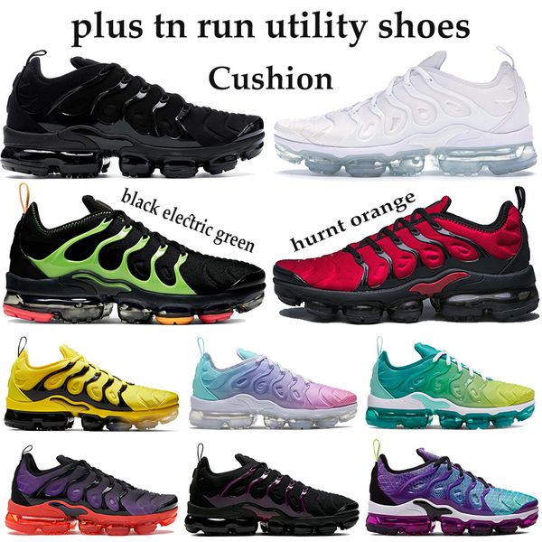 

triple black white plus tn run utility men running shoes women hurnt orange pink sea sneakers hyper violet voltage purple olympic trainers