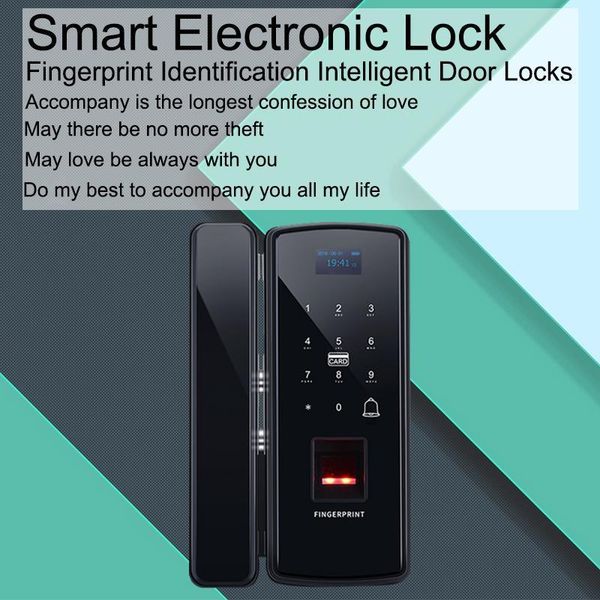 

fingerprint access control eseye biometric door lock for office glass keyless with touch keypad card password intelligent smart1