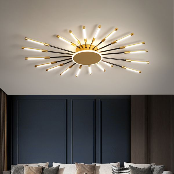 

2021 new nordic led chandelier for dining living room bedroom decoration lights gold modern creative personality ceiling fixture dltc
