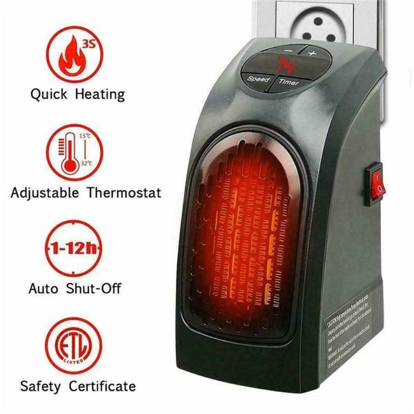 

electric wall heater mini fan heater deskhousehold wall heating stove radiator warmer machine for winter eu/us/uk plug