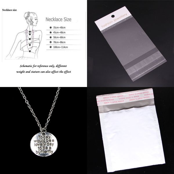 

day today lovely fashion butterfly pendant 20mm link chain for female choker necklace creative jewelry party gift3ff7