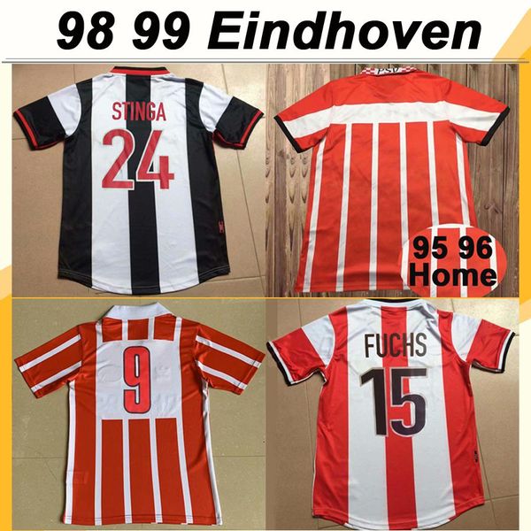 

1998 eindhoven ooijer de dilde mens retro soccer jerseys jacket bruggink kolkka football shirt stinga fuchs nilis long sleeve uniforms, Black;yellow