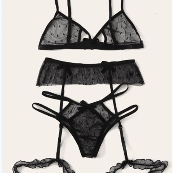 

point perspective fun suit mesh bra underwear black three women 1500, Black;pink