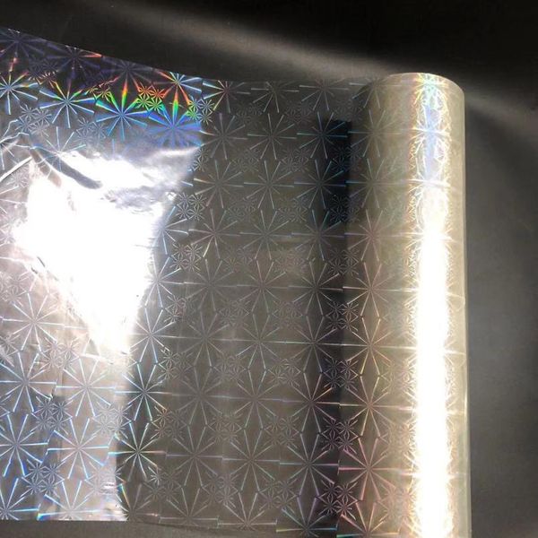 

120m holographic transparent stamping foil paper rolls for laminator heat transfer laser printer card craft paper 2 jllhey