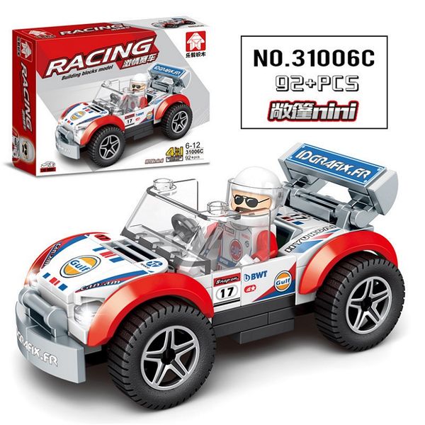 

kid fun mini racing car building block toy diy assemble small fancy sports car block toy cool collection kid boy xmas gift