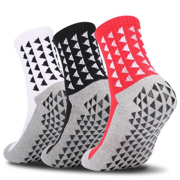 

anti skid sports dispensing socks wear resistant and sweat absorption thickened men's cotton socks in autumn and winter, Black