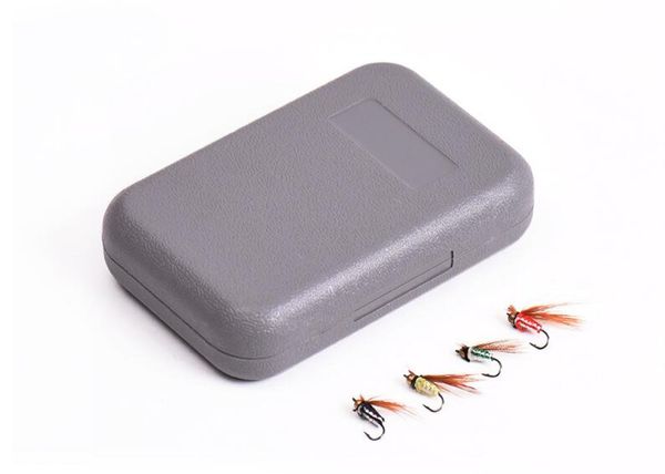 

baits & lures fishing sports outdoors 40pcs trout flies fly dry wet hook box bait lk7pv