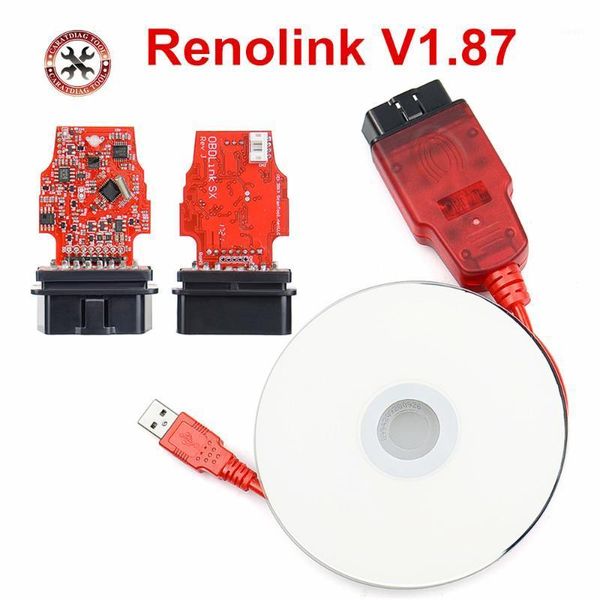

renolink v1.87 v1.52 ecu for r-enault ecu programmer resetting key coding matching dashboard coding resetting function1