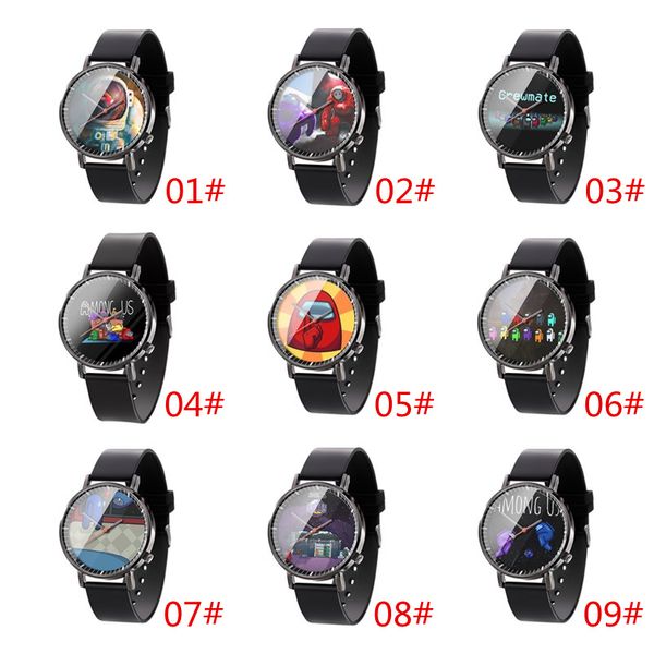 

38 стиль среди нас часы trend мода мужские творческие электронные студенческие часы игра рисунок модель день рождения подарок 100 шт