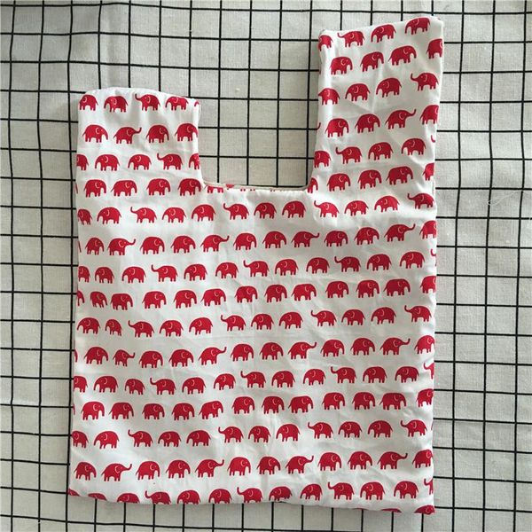 

yile handmade хлопок twill wrap twild узел узкая сумка монета сумка телефон красный слон белая база 8326b h bbyvay