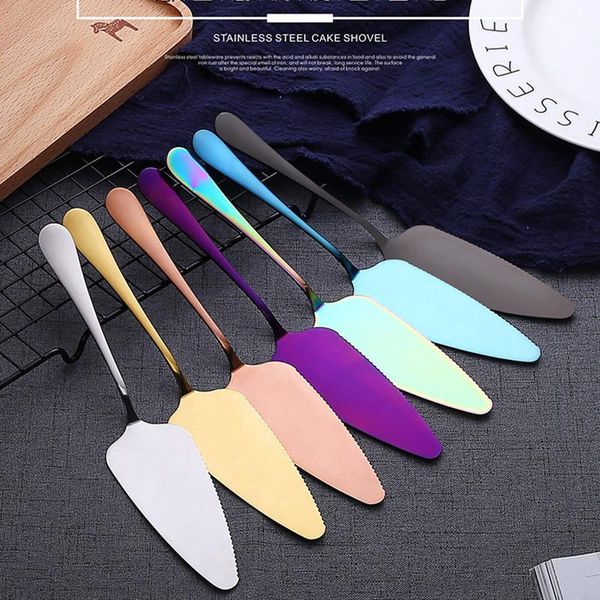 

stainless steel cake shovel tools western cake spatula butter knife for pie/pizza/cheese/pastry server divider knife1