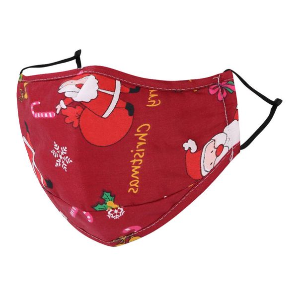 

factory filters cotton chritmas face mask new reusable adulte washable mascarillas men women navidad natal masque
