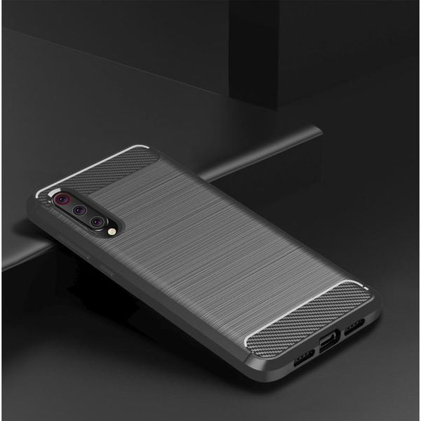 

brushed texture case for xiaomi mi 10t lite note 10 9 9t 8 se cover carbon back case for poc jllywb