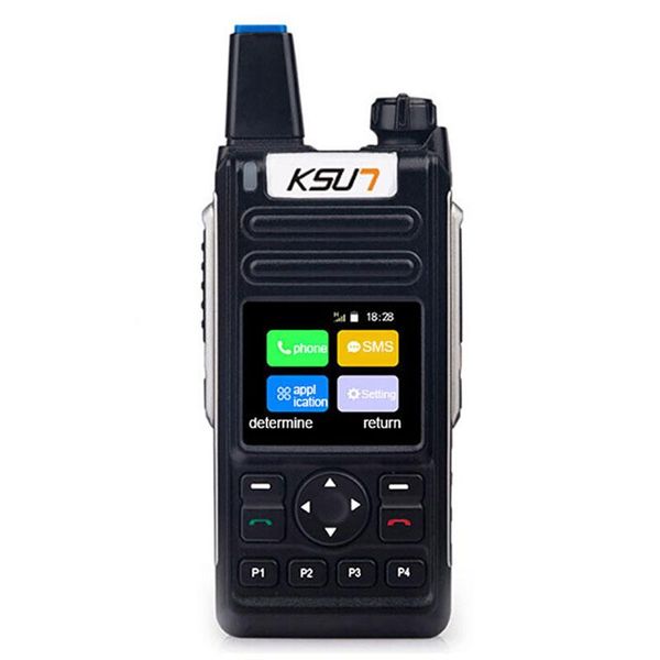

mobile phone radio ksxq6-zy 4g вызов wi-fi связь национальный домофон walkie talkie с sim-картой