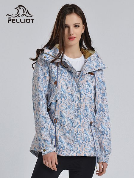 

pelliot camping tourism female jacket winter women's jacket softshell windbreakers waterproof warm blazer heated autumn coat q1208, Black;brown