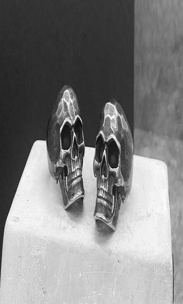 

хип-хоп мужская кальвиума черепное кольцо готики 316l из нержавеющей стали велосипед мотоцикл группа мальчик ювелирные изделия мужчина подар, Bronze;silver