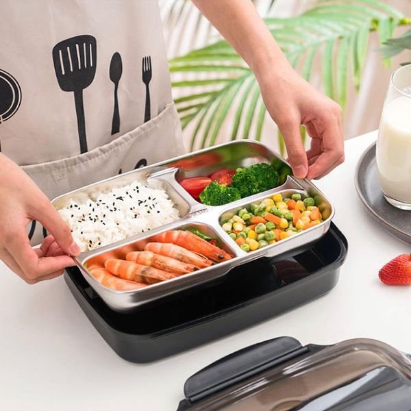 

нержавеющая сталь lunch box контейнер еды bento box для детей microwavable теплоизоляция meal prep закуска посуда sqcsbb pp2006