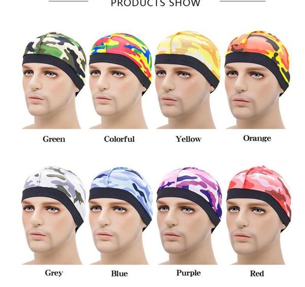 

унисекс шелковистые куполообразные колпачки волн колпачки камуфляж сатин дрядс растягивающие полоса круглая шляпа хип хмель шансы плавание к, Yellow
