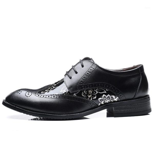 

new men dress shoes mens flats lace-up shoes formal footwear male office for men breathable super1, Black