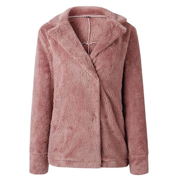

women's jackets faux fur warm winter coat women fashion fluffy cardigan jacket lady coats open stitch female outerwear sj360v, Black;brown