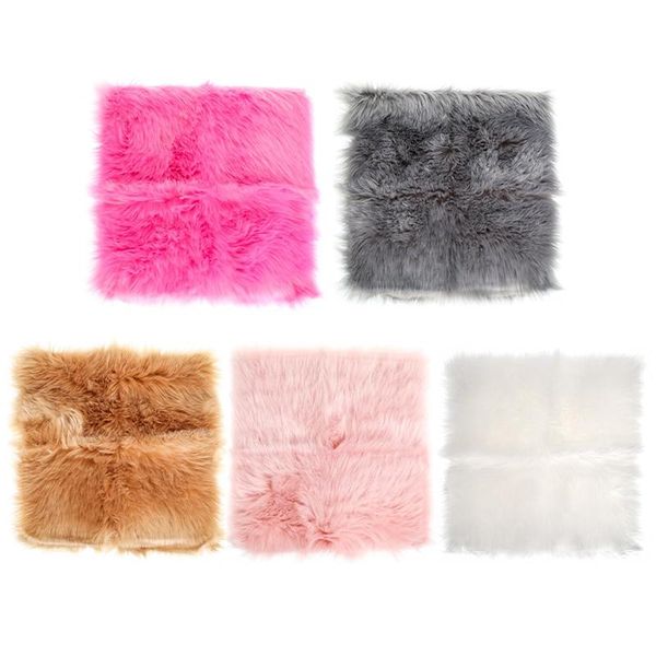 

carpets bedroom carpet soft fluffy sheepskin fur area rugs nordic red center living room floor white faux bedside rug