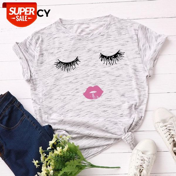 

jfuncy sweet printed plus size women t-shirts female short sleeve basic summer cotton t shirt woman casual tee shirts #wz34, White
