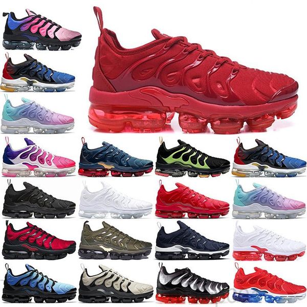 

2020 tn plus shoes mens white volt black hyper psychic blue oreo purple womens breathable fashion sports sneakers trainers outdoor 3ec8