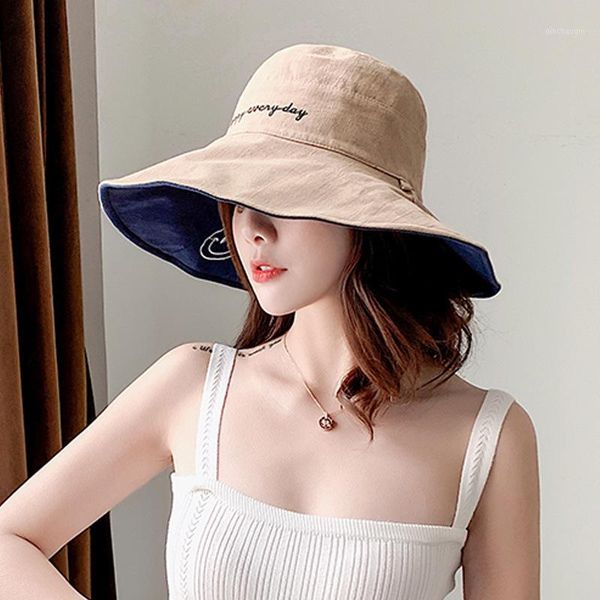 

outdoor hats sun hat parent-child bucket female summer fisherman female1, Black;white