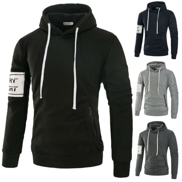 

korean version youth slim fitting sweater pullover men's sports spring and autumn coat clothes man, Gray