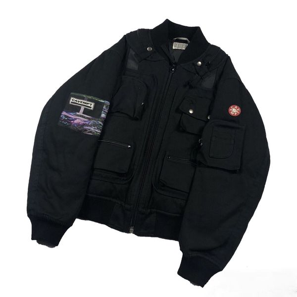 

cav empt features ce cotton padded jacket ma-1, Black