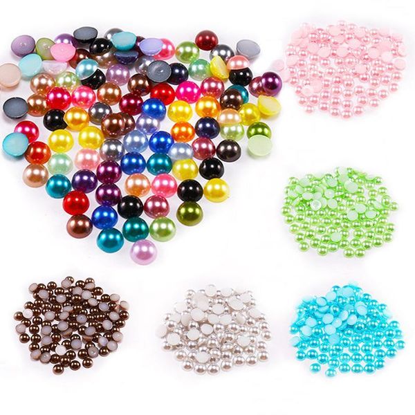 

2 3 4 5 6 8 10 12 14 mm imitation pearl round half bead bulk wholesale beads for jewelry making h wmtuau