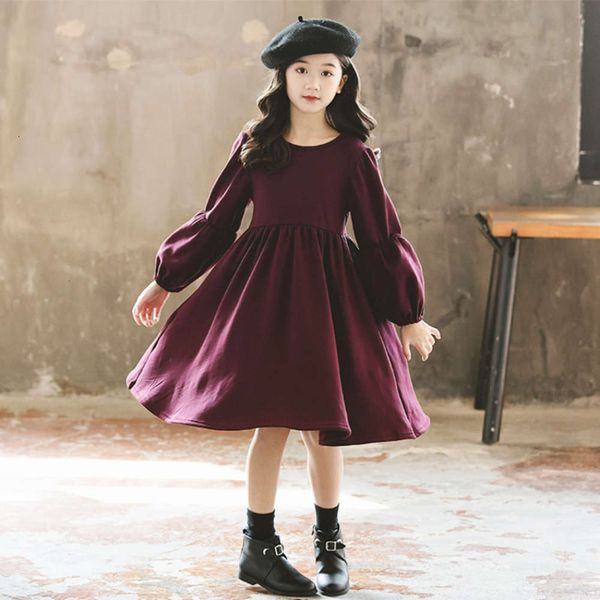 

winter new korean girls' drs 2019 double 11 children's skirt a7ep, Red;yellow