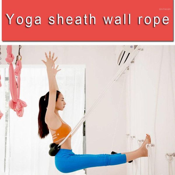 

resistance bands aerial yoga wall rope sheath auxiliary upside down1