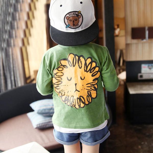 

jackets spring thin jacket cotton overcoat baby cartoon animal toddler boys coat outerwear kids fashion for girls, Blue;gray