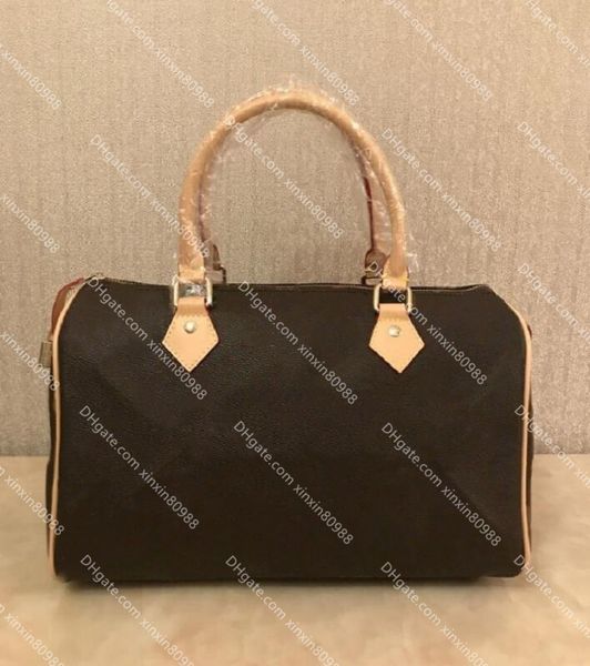 

classic speedy 30 handbags women shoulder bags luxurys designers bags leather crossbody bag lady handbags speedy tote 30cm