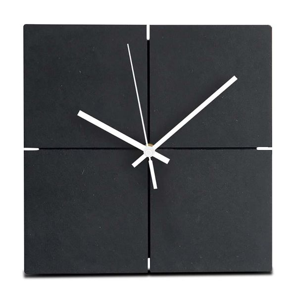 

creative large wooden wall clock silent square quartz wood decorative clock modern design europe hanging wall clocks home decor q wmteee