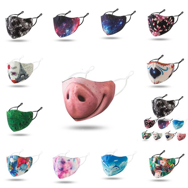 

2021 designer women fashion black face masks dustproof breathable reusable adjustable ear buckle mask 8 ngmfo